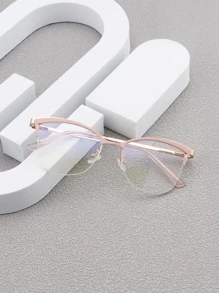 猫眼女士时尚设计眼镜 - 粉色 - 查看 5