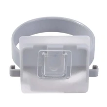 1pc Wall Mounted Hair Dryer Holder - Grey - View 5