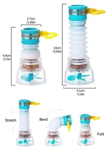 1 件套水龙头防溅头过滤器家居浴室装饰 - 彩色 - 查看 2