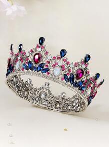 Rhinestone trang trí băng đô cô dâu - Nhiều màu - Xem 4