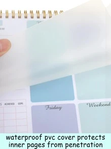 Trees 1入組藍色筆記本 - 彩色 - 查看 3