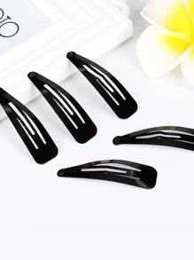 12 chiếc Kẹp tóc đơn giản tối giản cho nữ, dành cho cuộc sống hàng ngày - màu đen - Xem 3