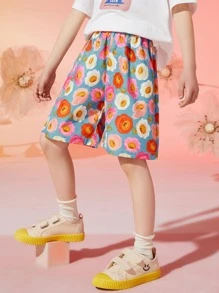 男孩印花短褲 - 彩色 - 查看 2