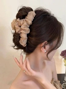 Bộ đồ trang trí bằng vải xếp lưới trang trí thanh lịch cho nữ, dùng để trang trí - Cà phê - Xem 8