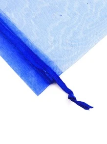 10入組抽繩透明禮品現代滌綸禮品包裝袋適合派對供應 - 玫紅色 - 查看 5