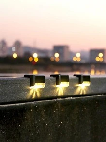 Linterna solar impermeable de 3/4 piezas - Negro - Ver 7