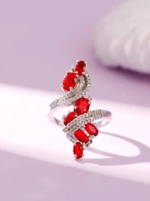 Nhẫn Trang Trí Đá Cubic Zirconia - Nhiều màu - Xem 3