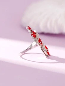 Nhẫn Trang Trí Đá Cubic Zirconia - Nhiều màu - Xem 5