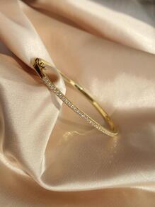 rakol 方晶鋯石裝飾手鐲適合女士適合派對宴會婚禮