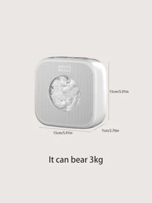 1 pieza Dispensador montado en la pared de plástico cruzado