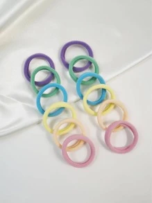 20 chiếc cà vạt buộc tóc đơn giản cho nữ, dùng cho cuộc sống hàng ngày - Nhiều màu - Xem 6