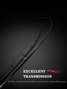 Goture 1 件超便携伸缩碳纤维鱼竿，360° 旋转导环，铝合金竿身防水涂层 - 黑色 - 查看 6