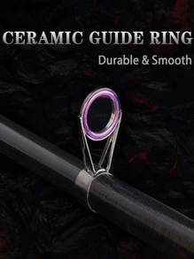 Goture 1 件超便携伸缩碳纤维鱼竿，360° 旋转导环，铝合金竿身防水涂层 - 黑色 - 查看 7