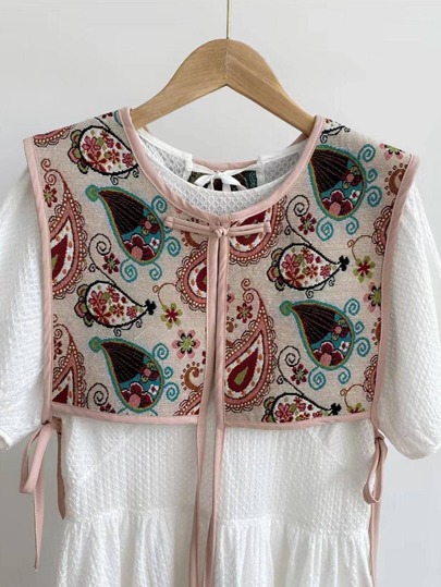 1 szt. Retro Paisley Flower Haftowany damski szal Street Fashion