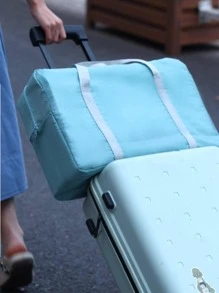 Túi du lịch có thể gập lại di động 1pc - Màu xanh hải quân - Xem 2