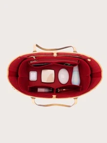 Organiseur de sac à main, organiseur de sac en feutre pour sac à main, organiseur de sac fourre-tout, insert de forme pour sac fourre-tout avec fermetures éclair, forme de sac fourre-tout, sac à main épais et portable pour PM MM GM