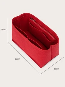 Organiseur de sac à main, organiseur de sac en feutre pour sac à main, organiseur de sac fourre-tout, insert de forme pour sac fourre-tout avec fermetures éclair, forme de sac fourre-tout, sac à main épais et portable pour PM MM GM