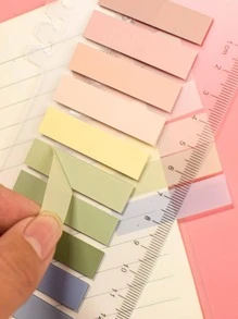 1款共200張寵物紙黏貼便條,學生索引標籤,辦公室標籤螢光便條,學校和辦公室用品,隨機發送1個 - 彩色 - 查看 4