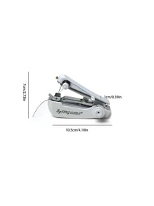1pc Iron Sewing Machine, Modern Portable Mini Sewing Machine For Home - White - View 4
