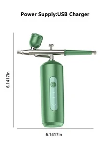 Máquina Inyectora De Agua Y Oxígeno Portátil Para El Hogar De Mano Beauty Salon Moisturizing Nueva, Instrumento Inyector De Agua Y Oxígeno En Nano - Verde - Ver 3