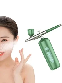 Máquina Inyectora De Agua Y Oxígeno Portátil Para El Hogar De Mano Beauty Salon Moisturizing Nueva, Instrumento Inyector De Agua Y Oxígeno En Nano - Verde - Ver 1