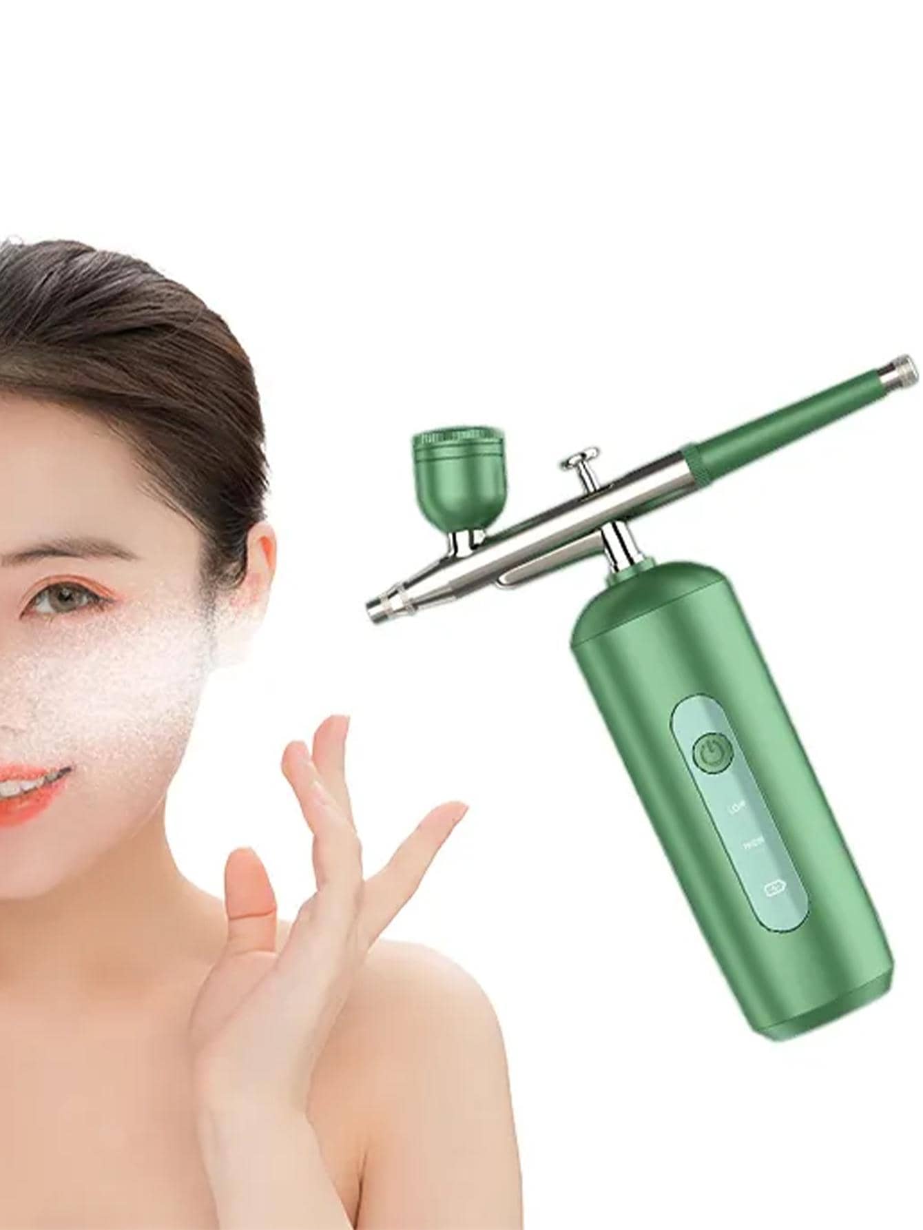 Máquina Inyectora De Agua Y Oxígeno Portátil Para El Hogar De Mano Beauty Salon Moisturizing Nueva, Instrumento Inyector De Agua Y Oxígeno En Nano - Verde - Ver 1