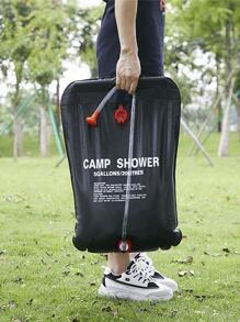 1 件装 20L 露营便携式淋浴袋，户外折叠储水袋，适合徒步旅行、野餐、沐浴 - 黑色 - 查看 2