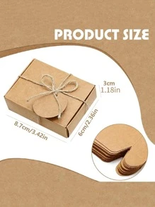 10 件/20 件牛皮纸香皂盒，用于礼品包装、运输、派对礼品首饰盒、节日礼品盒、生日派对、毕业礼品盒、毕业季礼品盒、伴娘礼品盒、婚礼礼品盒