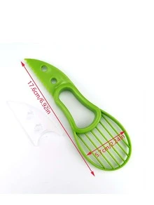 1pc Plastic Vegetable Corer, Minimalist Green Multi-function Fruit Corer Remover For Kitchen - Green - View 6