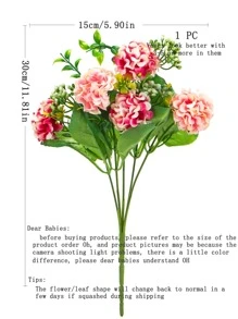 1入組人造花束 - 玫紅色 - 查看 3