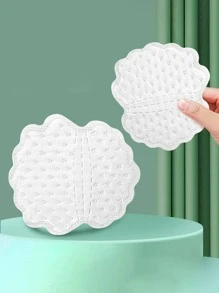 10 Cái/bộ Vải Không Dệt Thấm Mồ Hôi Miếng Lót Nách Hiện Đại Cho Mùa Hè - trắng - Xem 4