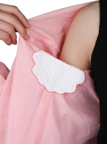 10 Cái/bộ Vải Không Dệt Thấm Mồ Hôi Miếng Lót Nách Hiện Đại Cho Mùa Hè - trắng - Xem 1