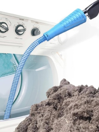 1 Pack Dryer Vent Cleaner Kit Lint Remover Brush Dryer Lint Brush Vent Trap Cleaner Tools Long Flexible Refrigerator Coil Brush