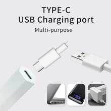 1入便攜式沙龍快速乾燥USB指甲乾燥機，家用光療工具專業UV LED指甲燈迷你手電筒筆 - 白色 - 查看 6