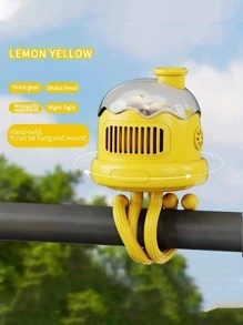 嬰兒風扇，帶靈活三腳架固定在嬰兒車上，4000mAh，帶驅蚊功能，帶照明，可用作小夜燈，迷你手持嬰兒車風扇，USB 或電池供電檯扇，可調 3 檔速度