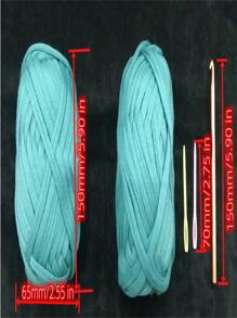 2pcs/set Random Color Fabric Yarn, Modern Solid Color Thread For Home - Multicolor - View 3