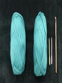 2pcs/set Random Color Fabric Yarn, Modern Solid Color Thread For Home - Multicolor - View 2