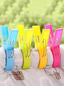 4pcs/set Plastic Clothes Peg, Modern Clothespin For Household - Multicolor - View 3