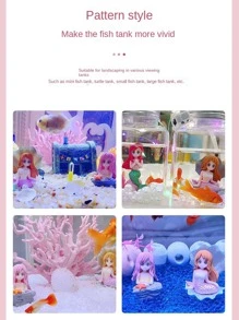 1 件美人鱼设计装饰工艺品最佳礼物 - 彩色 - 查看 5