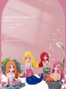 1 件美人鱼设计装饰工艺品最佳礼物 - 彩色 - 查看 3