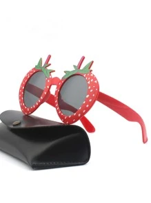 1入組草莓設計派對眼鏡 - 紅色 - 查看 5