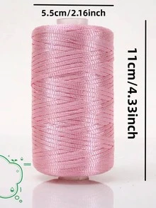 Cinta De Fibra Sintética Plana Para Zapatos De Ganchillo Diy, Sombrero De Verano - Lila Púrpura - Ver 2