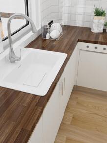 1卷木紋圖案廚房貼紙 - 彩色 - 查看 2