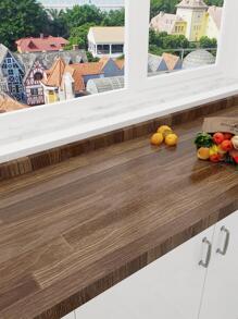 1卷木紋圖案廚房貼紙 - 彩色 - 查看 1