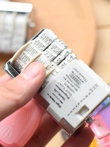 1入組不銹鋼滾輪郵票 - 粉色 - 查看 4