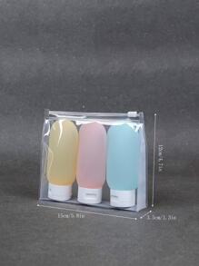 1 个透明旅行收纳盒，波西米亚风 - 無色 - 查看 4