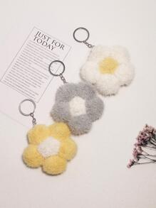 3 chiếc móc khóa hoa quyến rũ - Nhiều màu - Xem 4