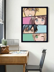 1入組人像圖案無框畫 - 彩色 - 查看 7