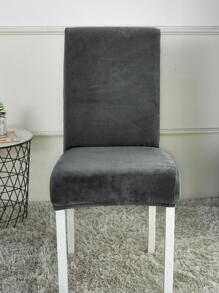 1件装，银狐绒弹力防尘椅套，家用，适用于客厅、餐厅、卧室等场所。