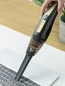 1pc Portable Vacuum Cleaner - Black - View 7